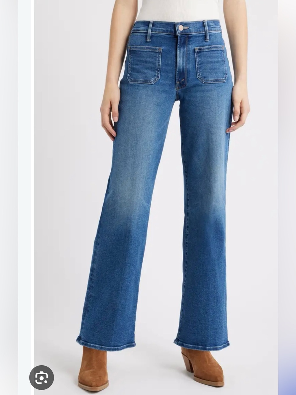 MOTHER The Maven Wide Leg Jeans Size 32